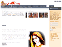 Tablet Screenshot of gitananda.org